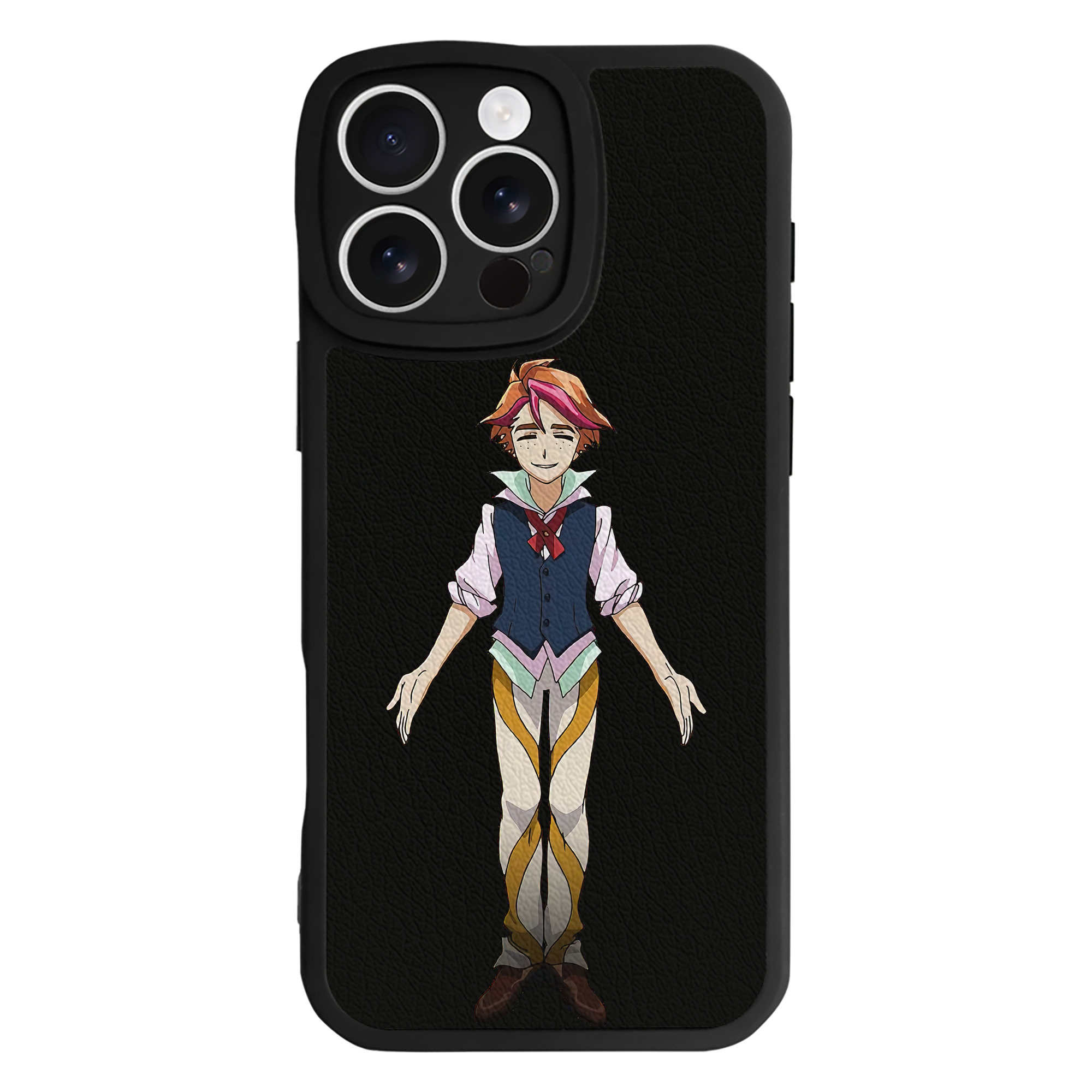 遊☆戯☆王 Yu-Gi-Oh! 【iPhone 16シリーズ対応】シリコンスマホケース（レザー調） 材質：シリコン